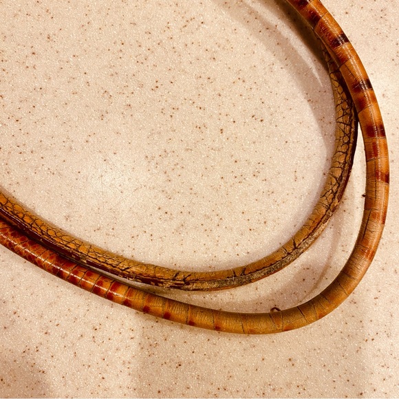 Brahmin Melbourne Baguette Croc Pecan brown Shoulder Handbag Bag - Picture 6 of 15